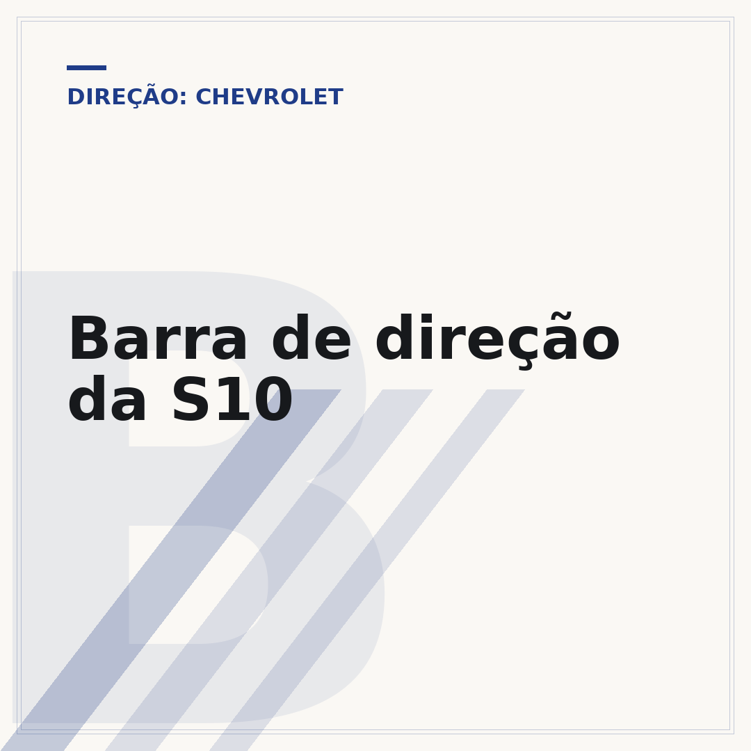Barra de direção da S10