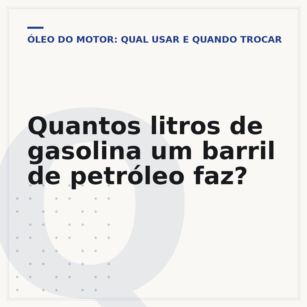 Quantos litros de gasolina um barril de petróleo faz?