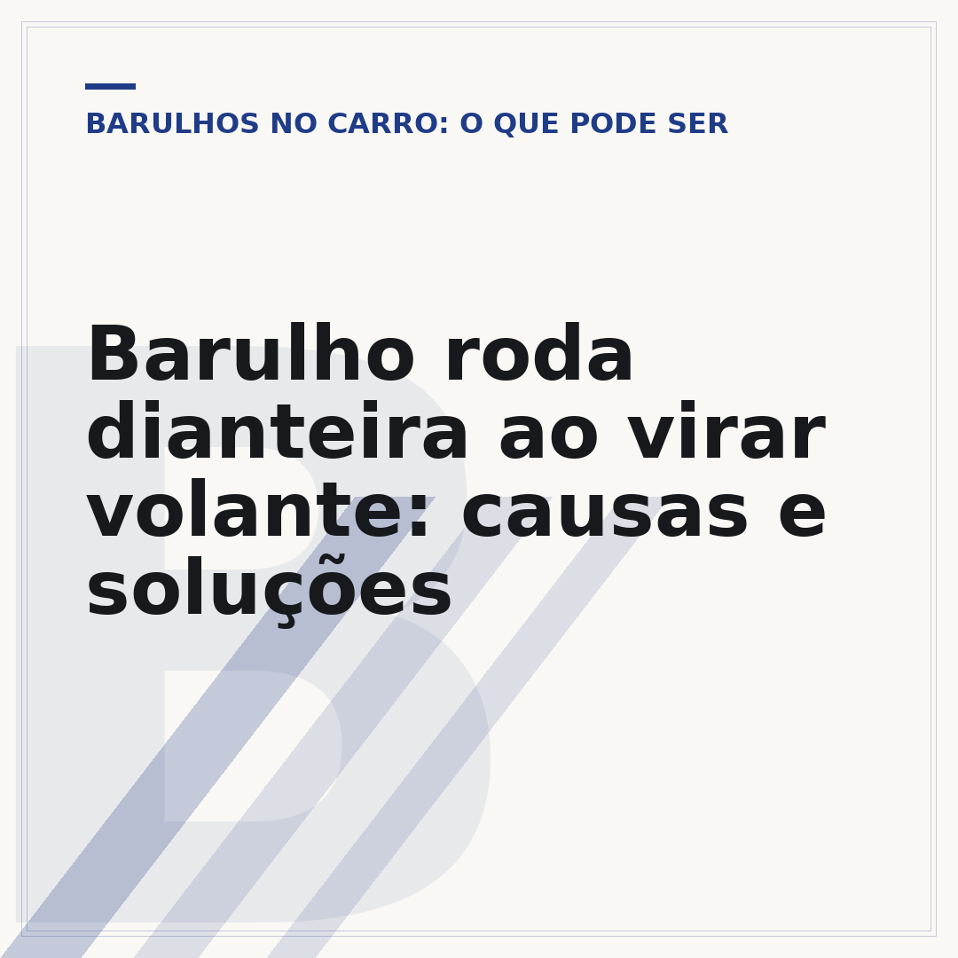 Barulho roda dianteira ao virar volante: causas e soluções
