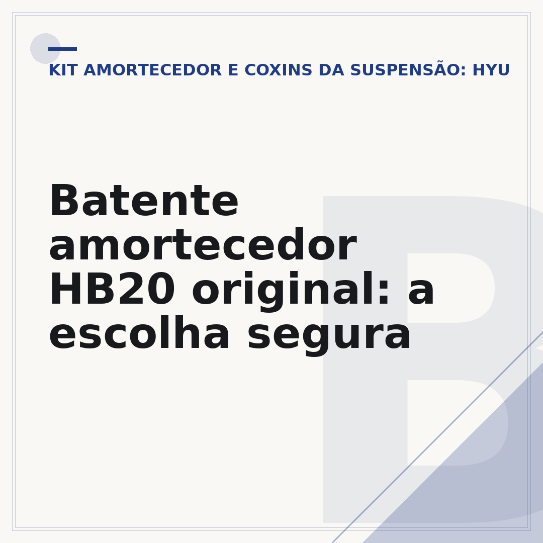 Batente amortecedor HB20 original: a escolha segura