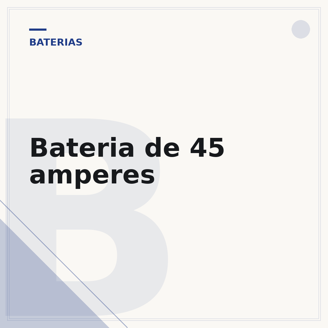 Bateria de 45 amperes