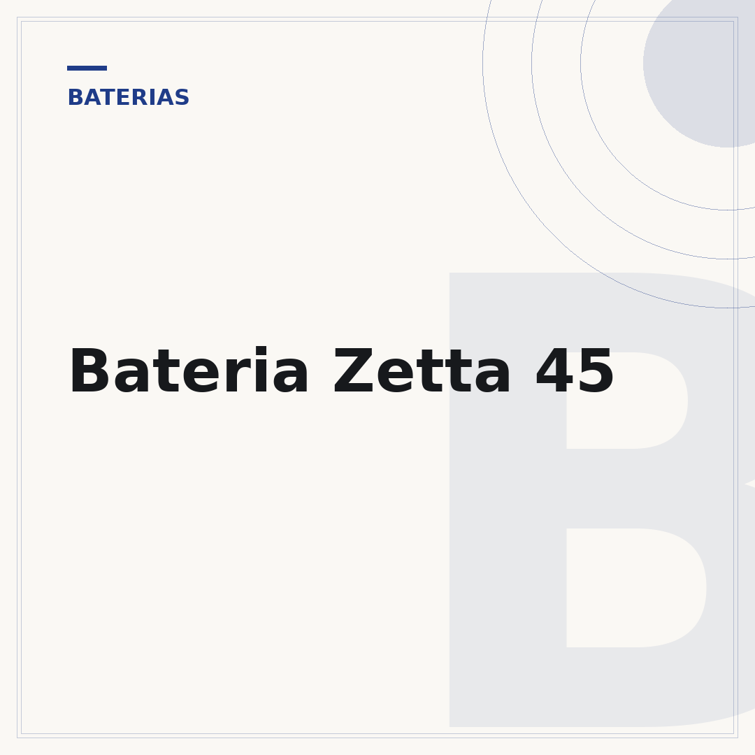 Bateria Zetta 45