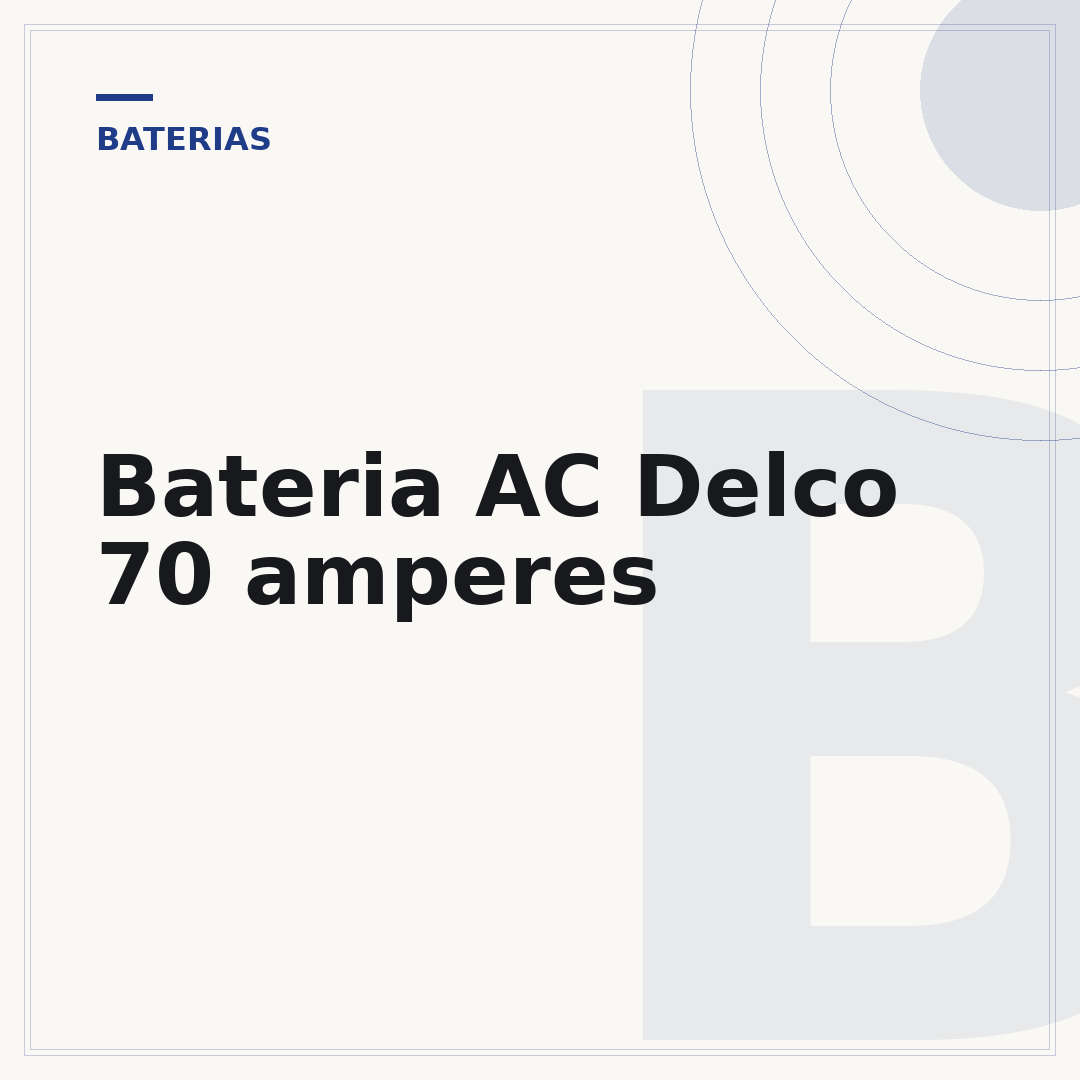 Bateria AC Delco 70 amperes