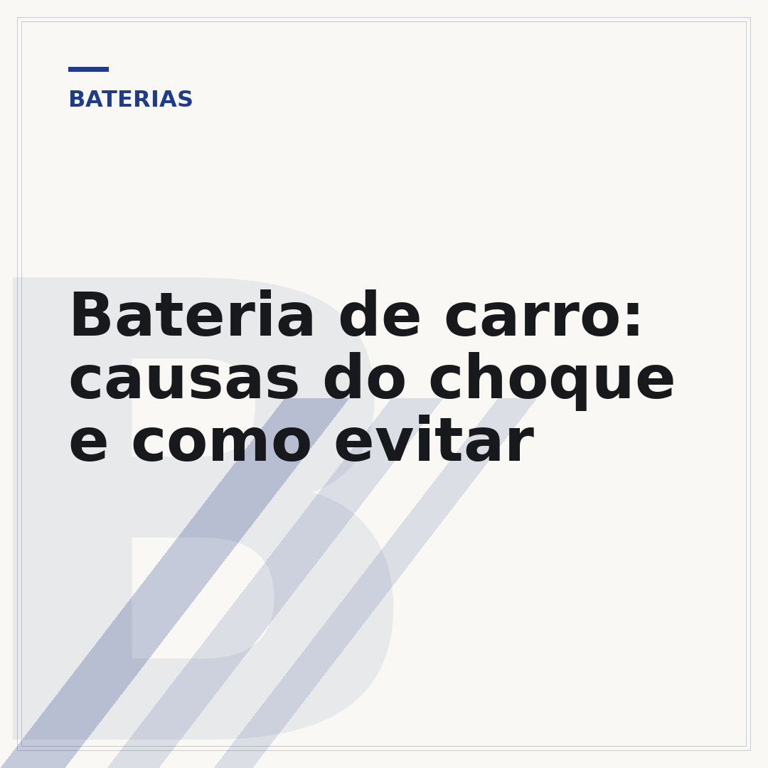 Bateria de carro: causas do choque e como evitar