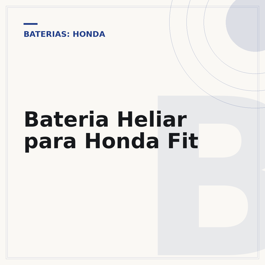 Bateria Heliar para Honda Fit