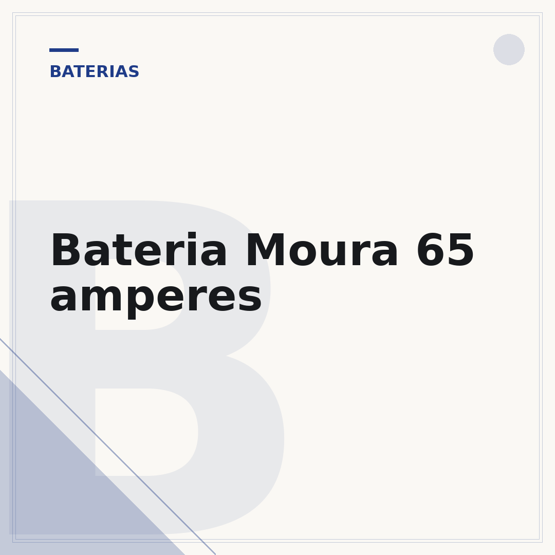 Bateria Moura 65 amperes