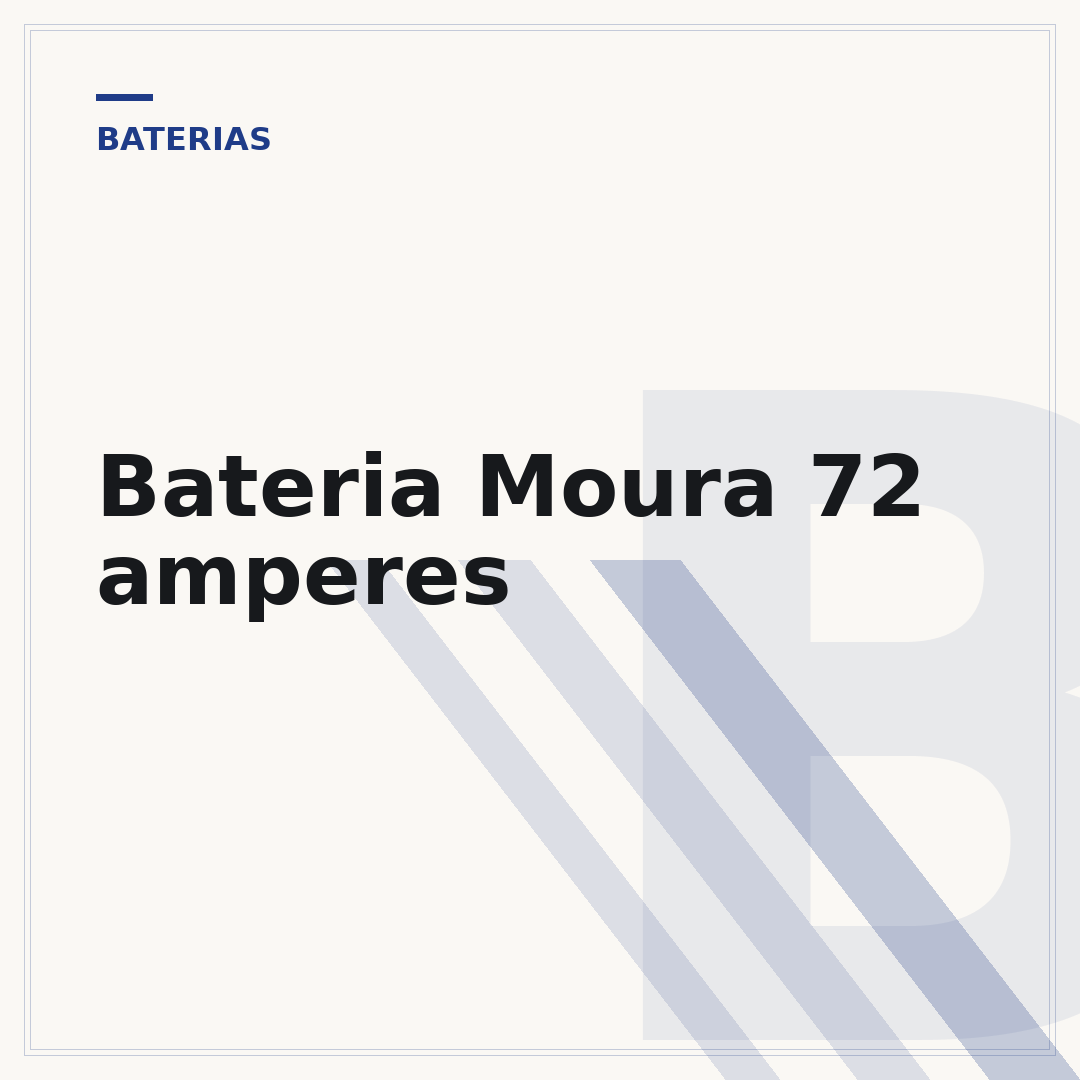 Bateria Moura 72 amperes