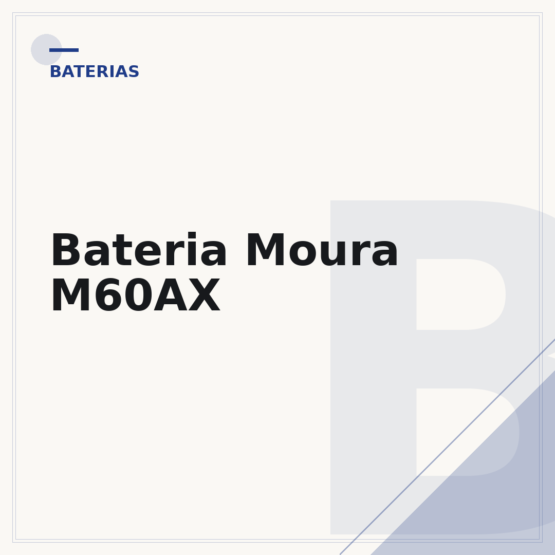 Bateria Moura M60AX