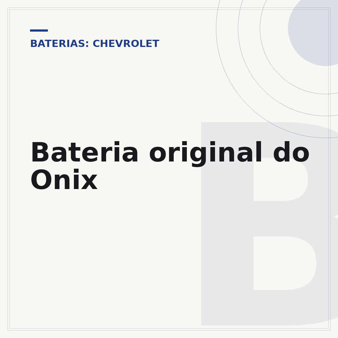 Bateria original do Onix