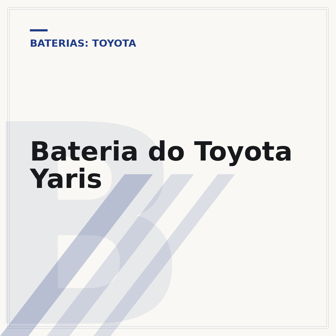 Bateria do Toyota Yaris