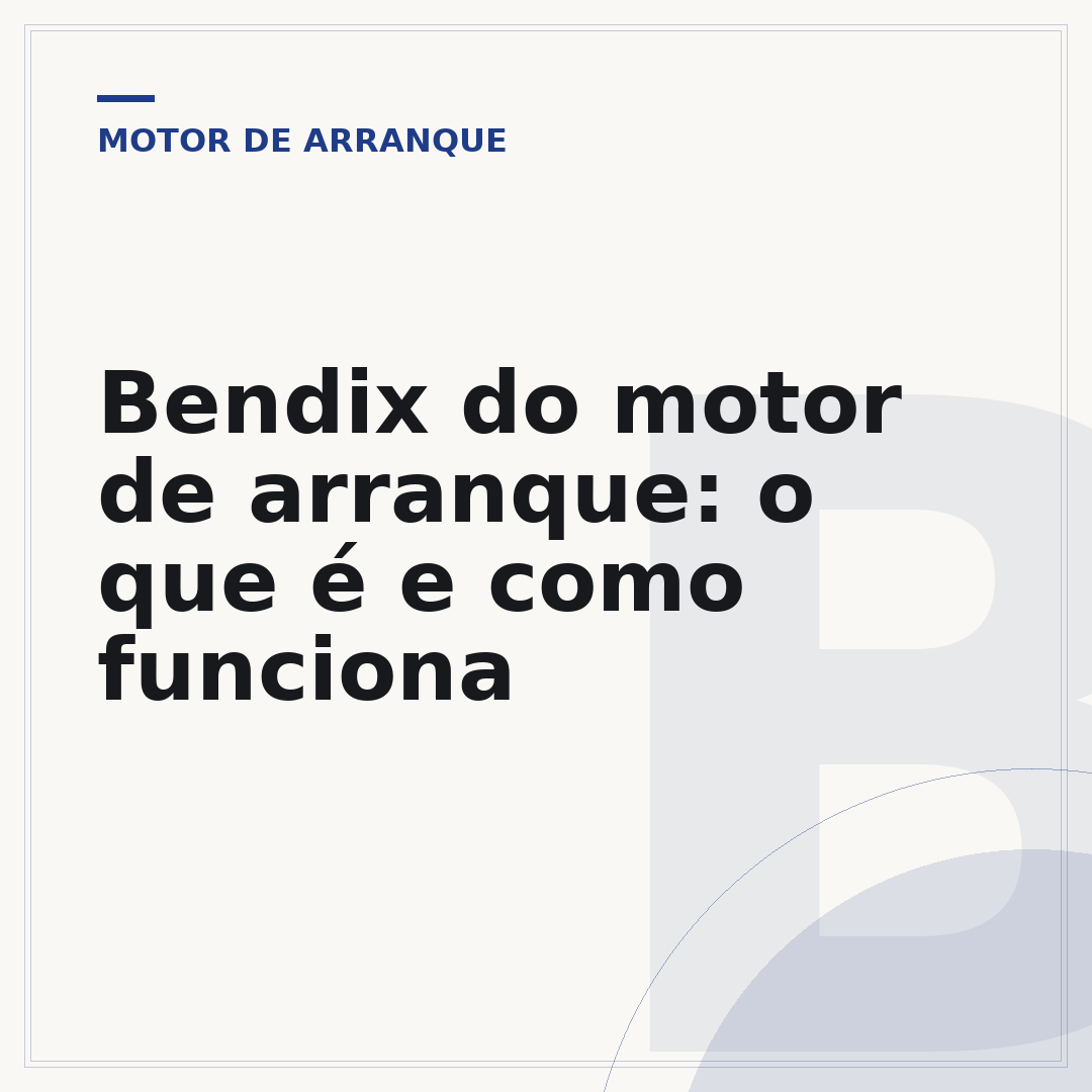 Bendix do motor de arranque: o que é e como funciona