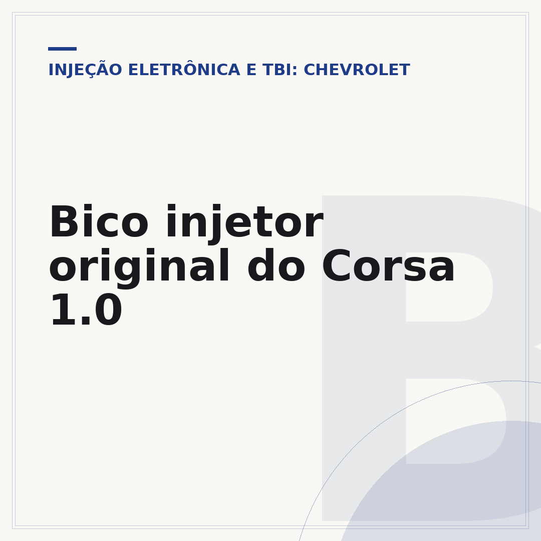 Bico injetor original do Corsa 1.0