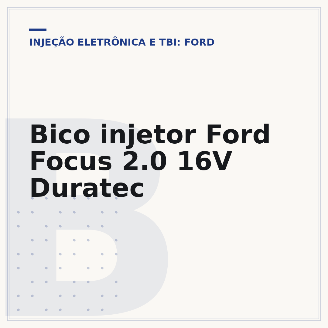 Bico injetor Ford Focus 2.0 16V Duratec