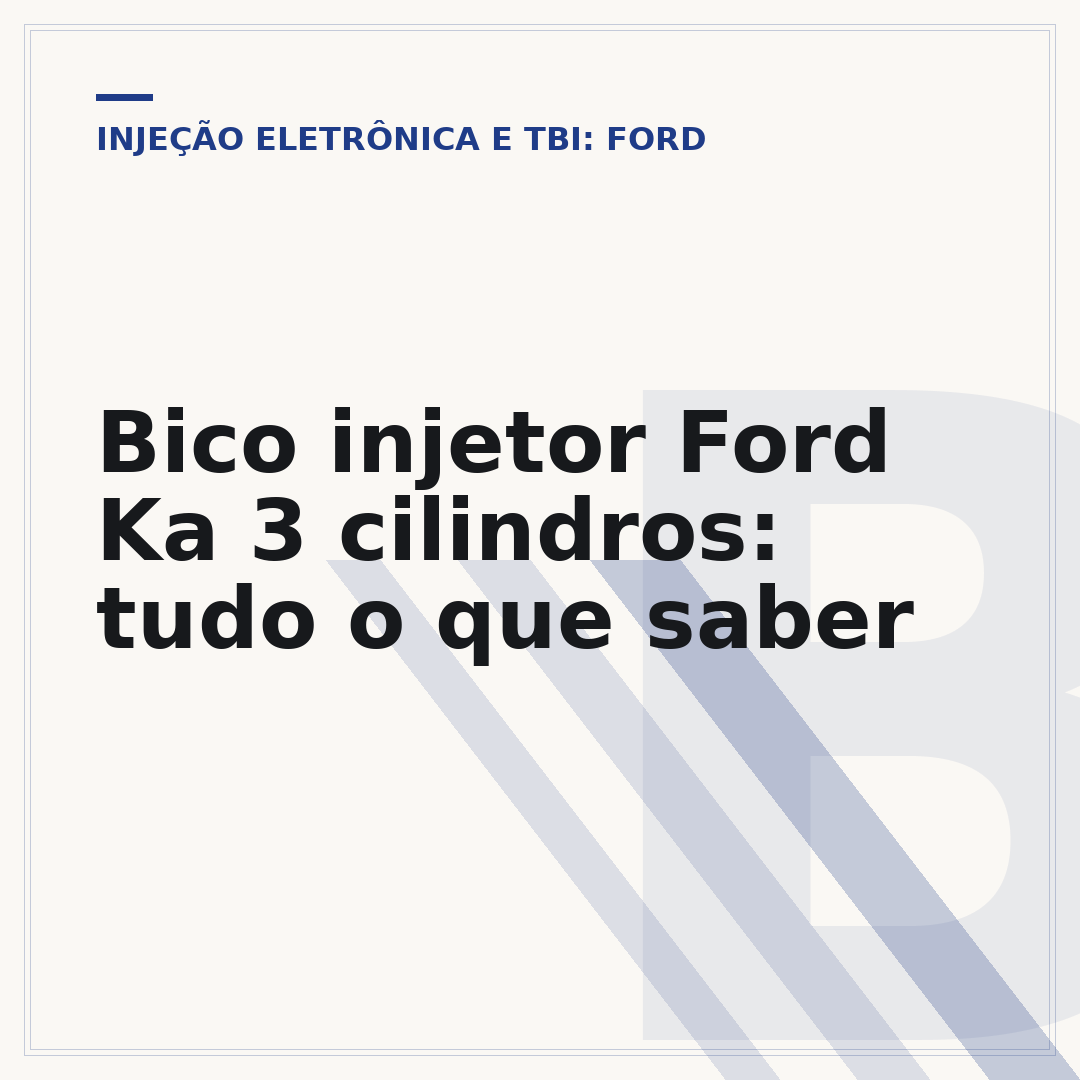 Bico injetor Ford Ka 3 cilindros: tudo o que saber