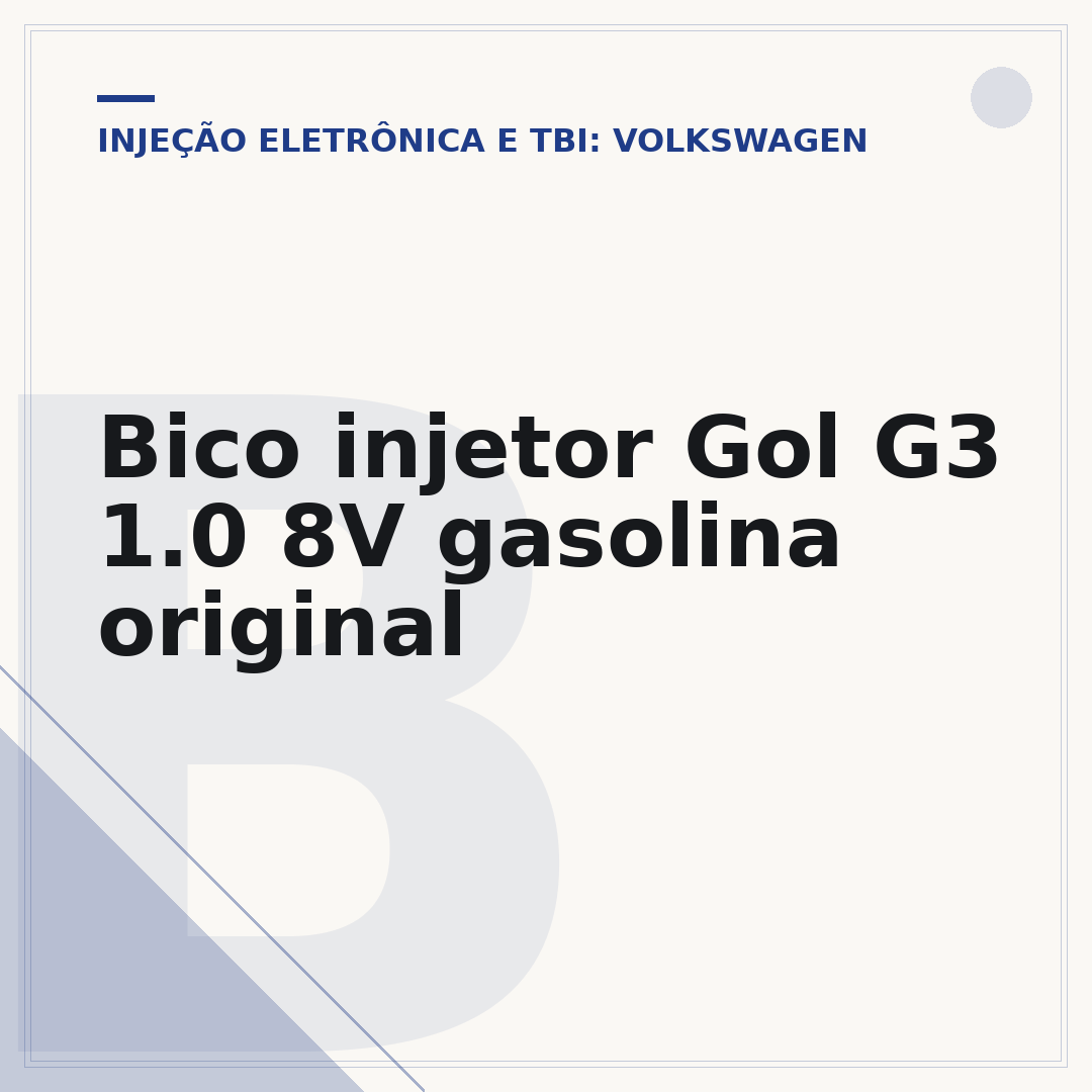 Bico injetor Gol G3 1.0 8V gasolina original