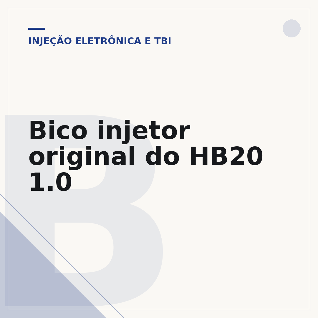 Bico injetor original do HB20 1.0
