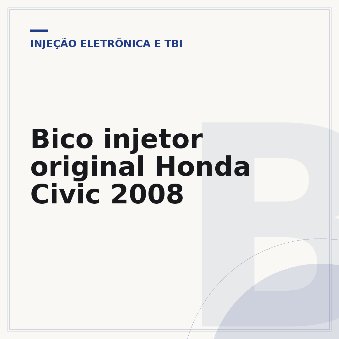Bico injetor original Honda Civic 2008