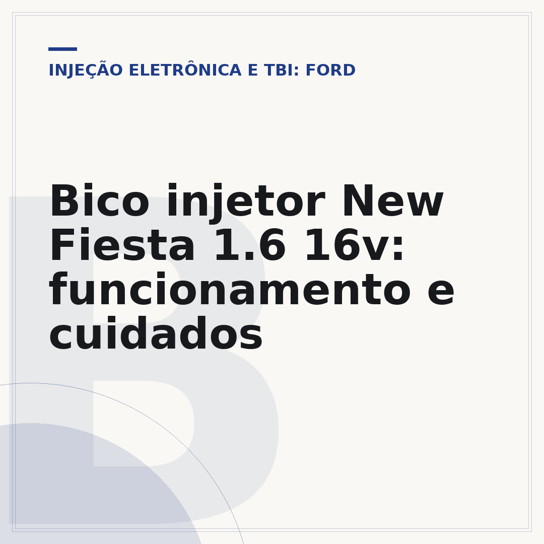 Bico injetor New Fiesta 1.6 16v: funcionamento e cuidados