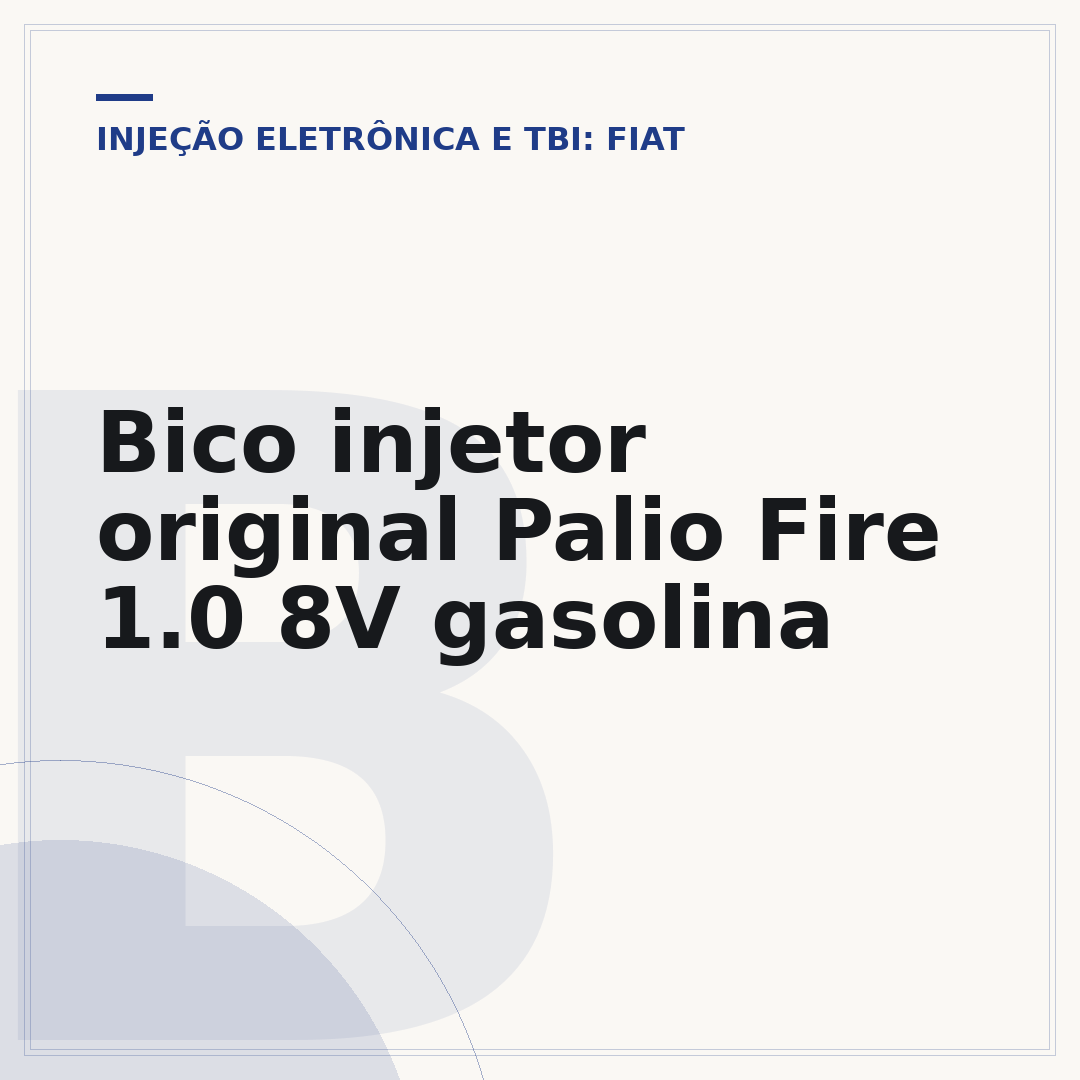 Bico injetor original Palio Fire 1.0 8V gasolina
