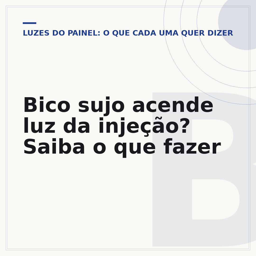 Bico sujo acende luz da injeção? Saiba o que fazer