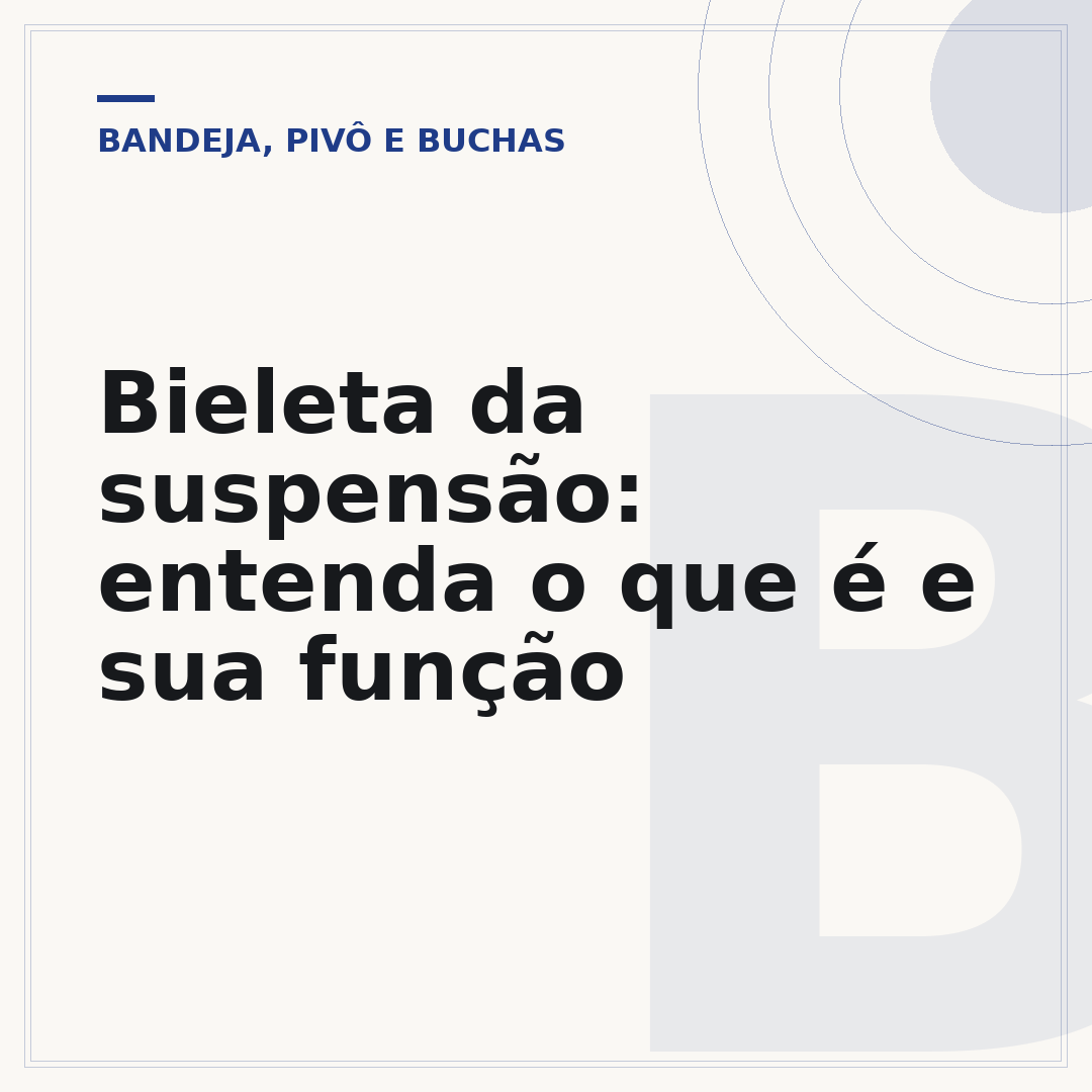 Bieleta da suspensão: entenda o que é e sua função
