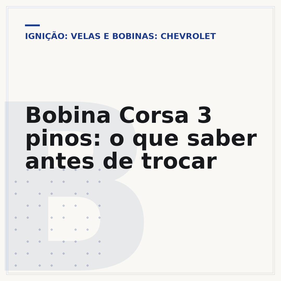 Bobina Corsa 3 pinos: o que saber antes de trocar