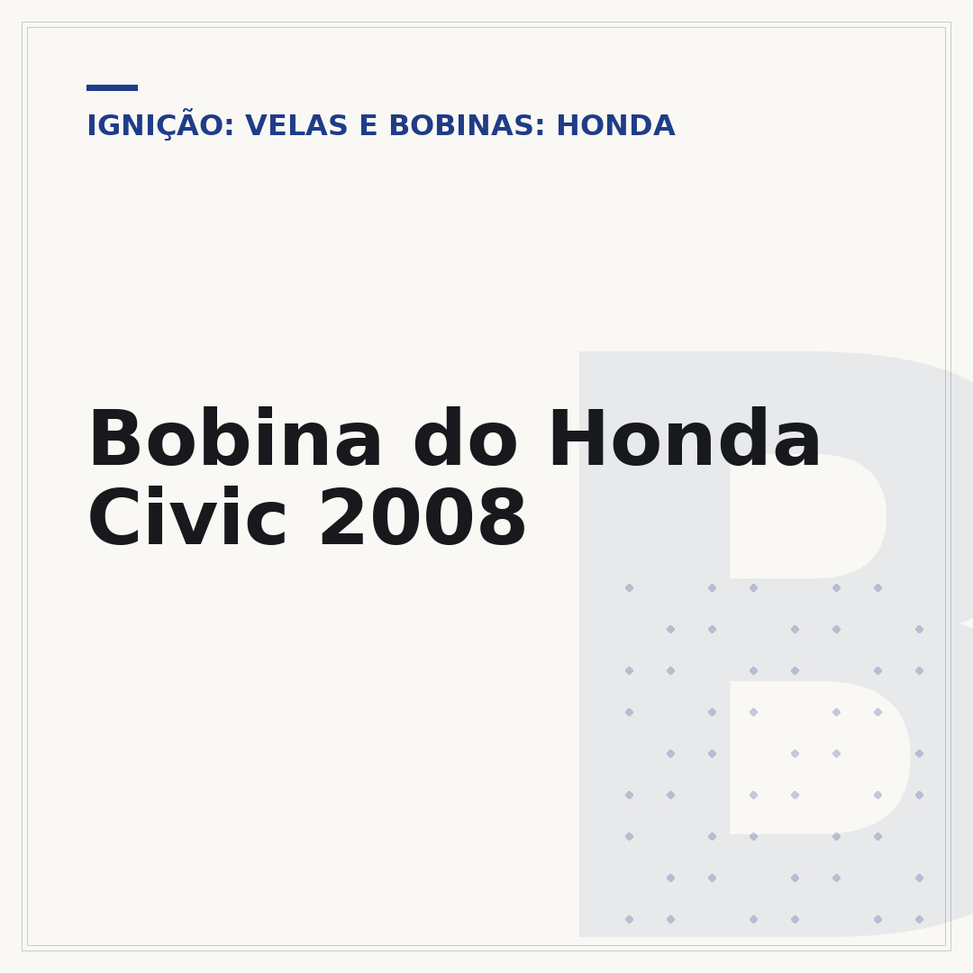 Bobina do Honda Civic 2008
