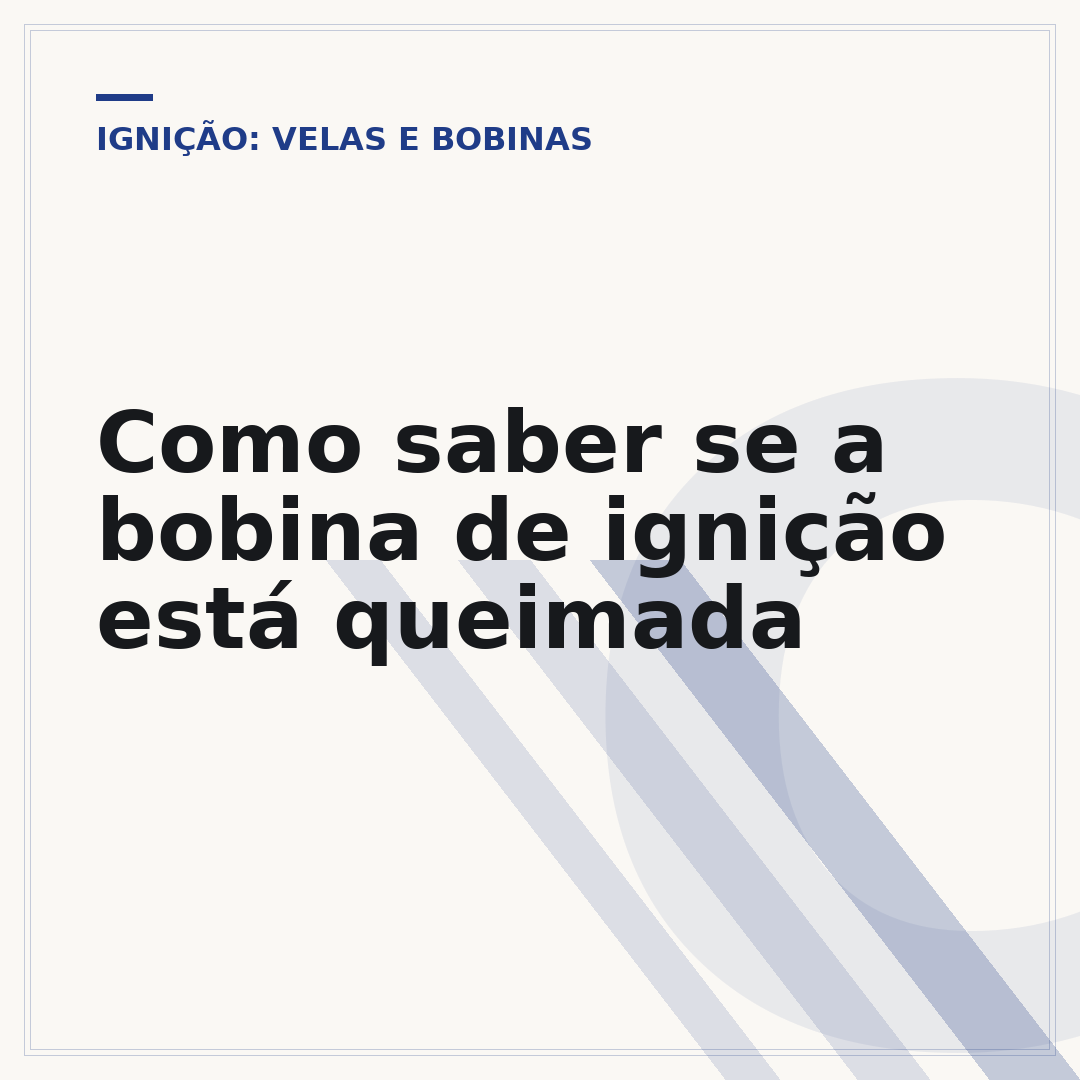 Como saber se a bobina de ignição está queimada