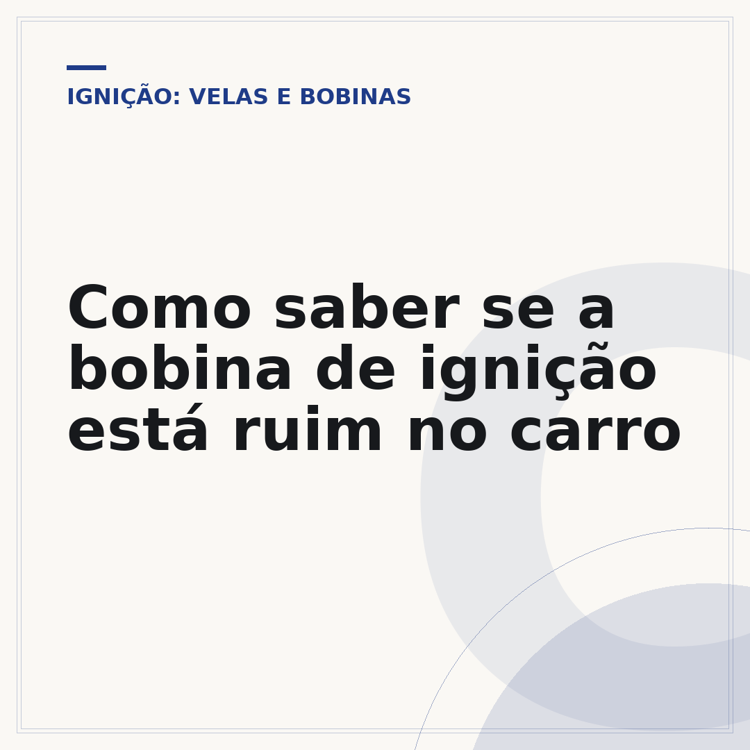 Como saber se a bobina de ignição está ruim no carro