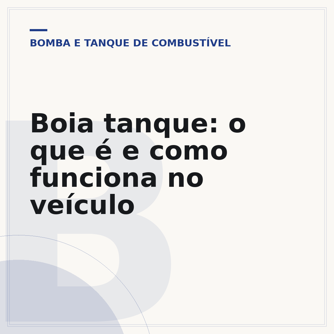 Boia tanque: o que é e como funciona no veículo