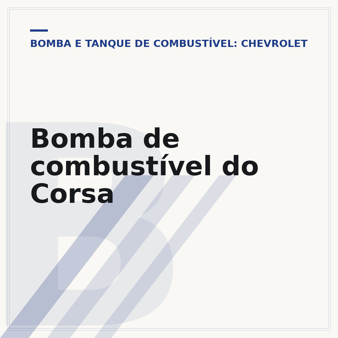 Bomba de combustível do Corsa