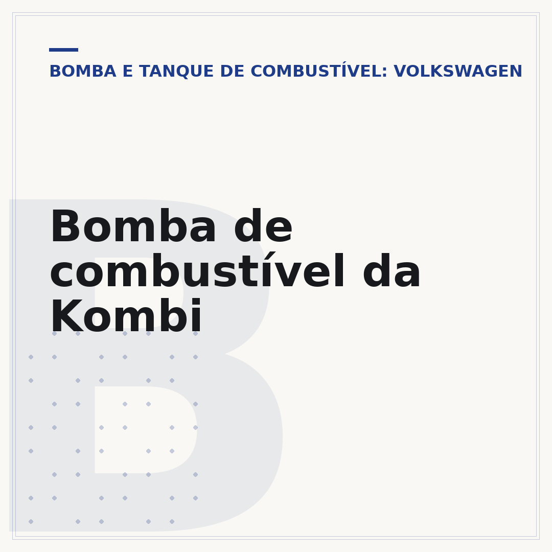 Bomba de combustível da Kombi