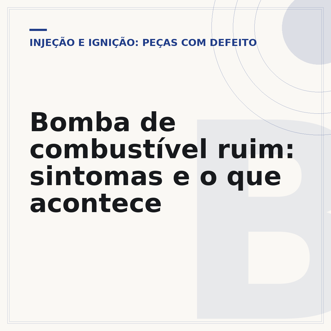 Bomba de combustível ruim: sintomas e o que acontece