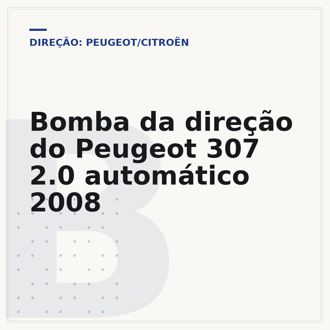 Bomba da direção do Peugeot 307 2.0 automático 2008