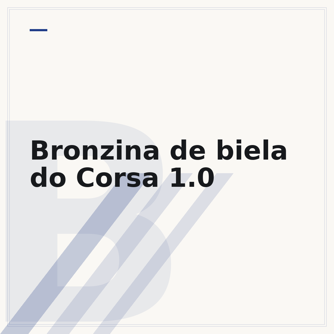 Bronzina de biela do Corsa 1.0
