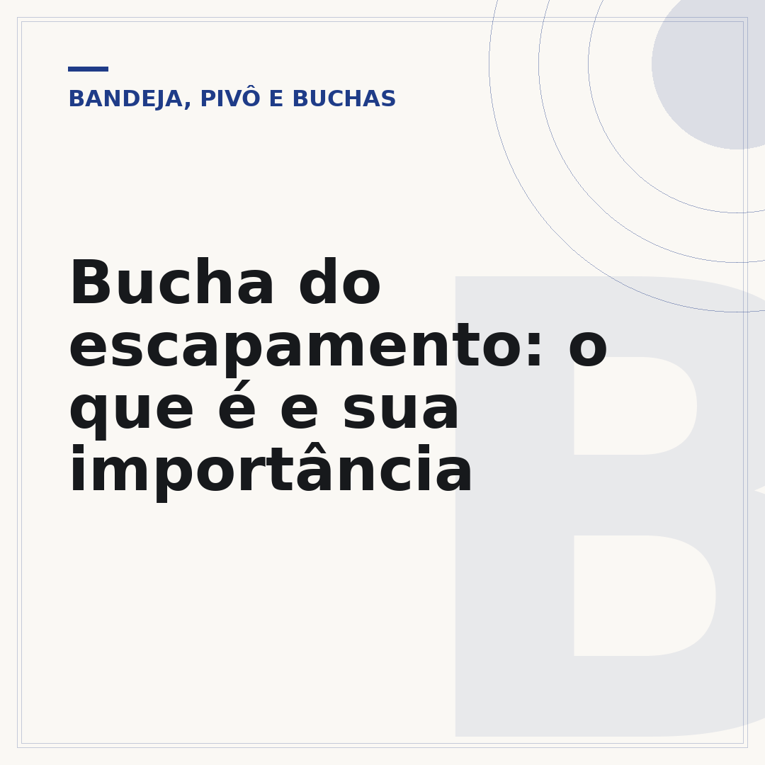 Bucha do escapamento: o que é e sua importância