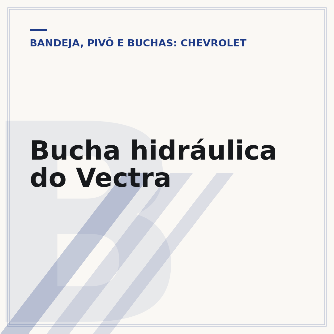 Bucha hidráulica do Vectra