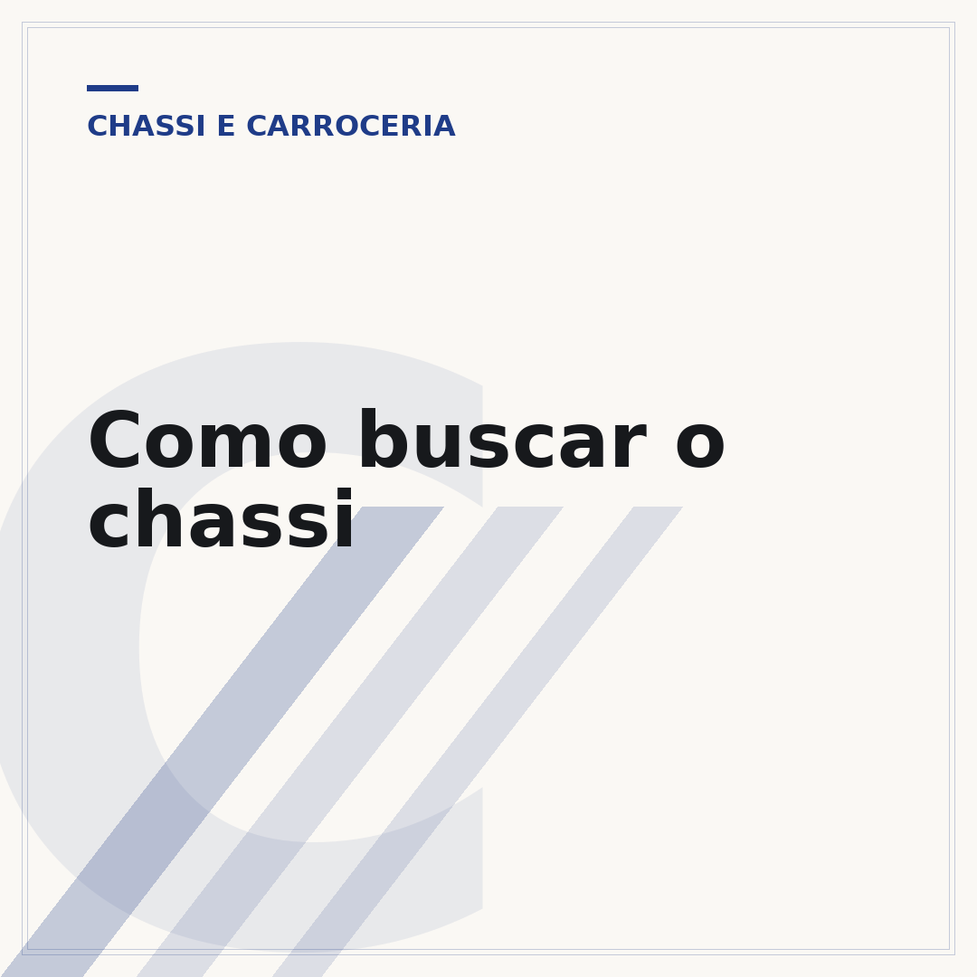 Como buscar o chassi
