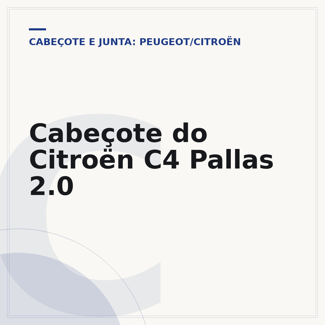 Cabeçote do Citroën C4 Pallas 2.0