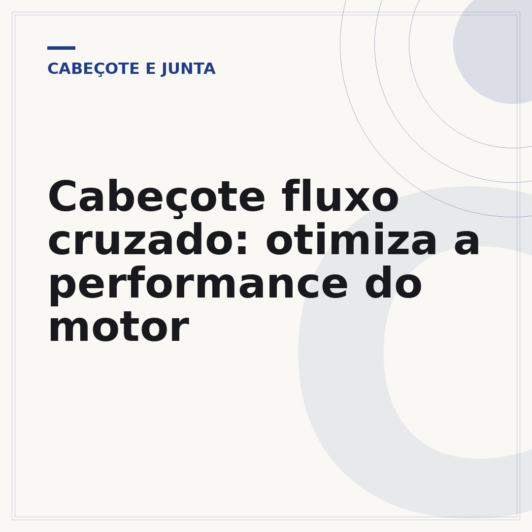 Cabeçote fluxo cruzado: otimiza a performance do motor