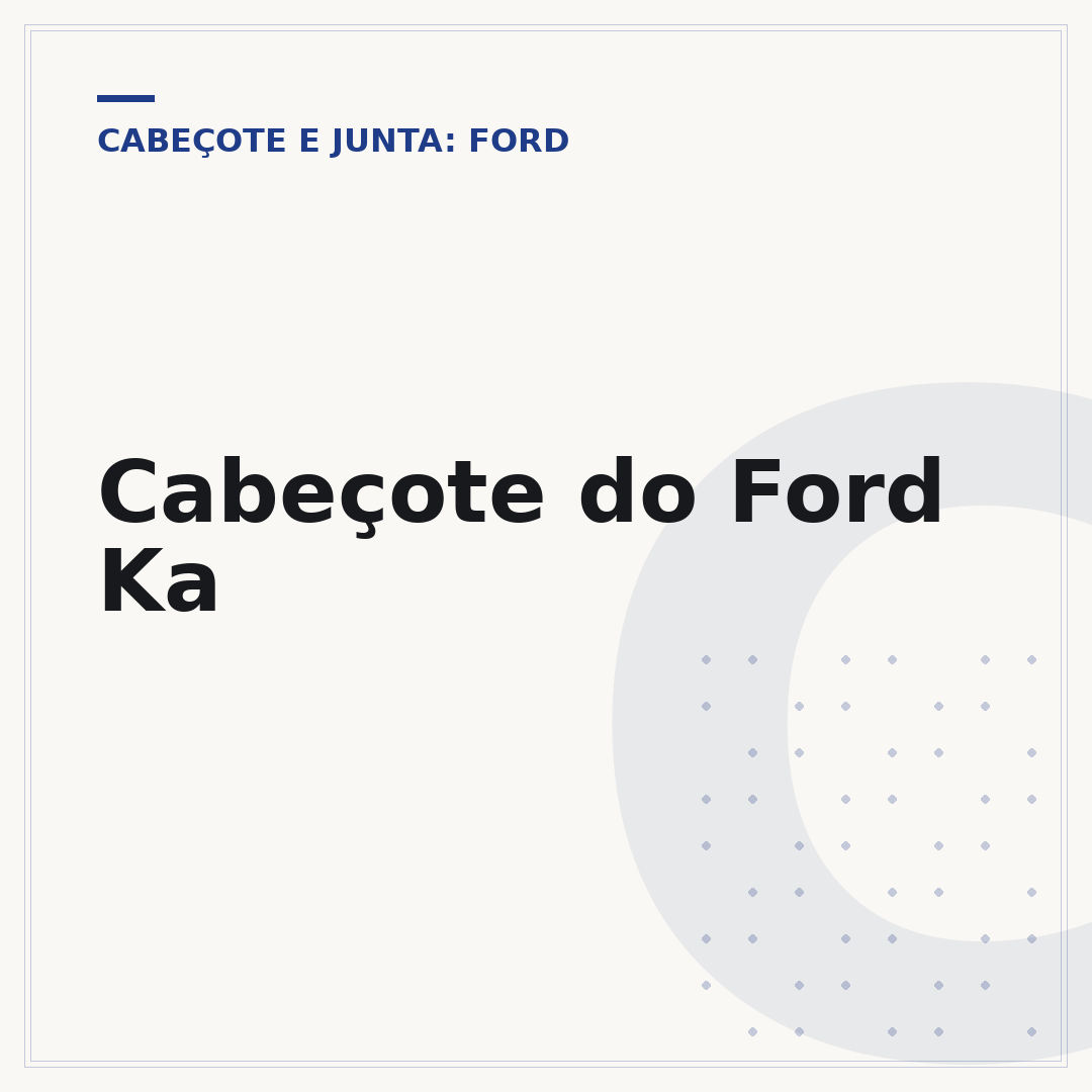 Cabeçote do Ford Ka