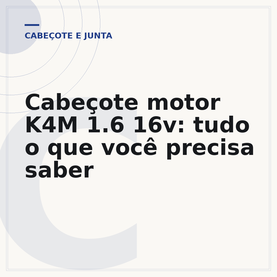 Cabeçote motor K4M 1.6 16v: tudo o que você precisa saber