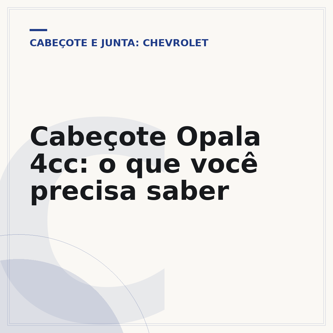 Cabeçote Opala 4cc: o que você precisa saber
