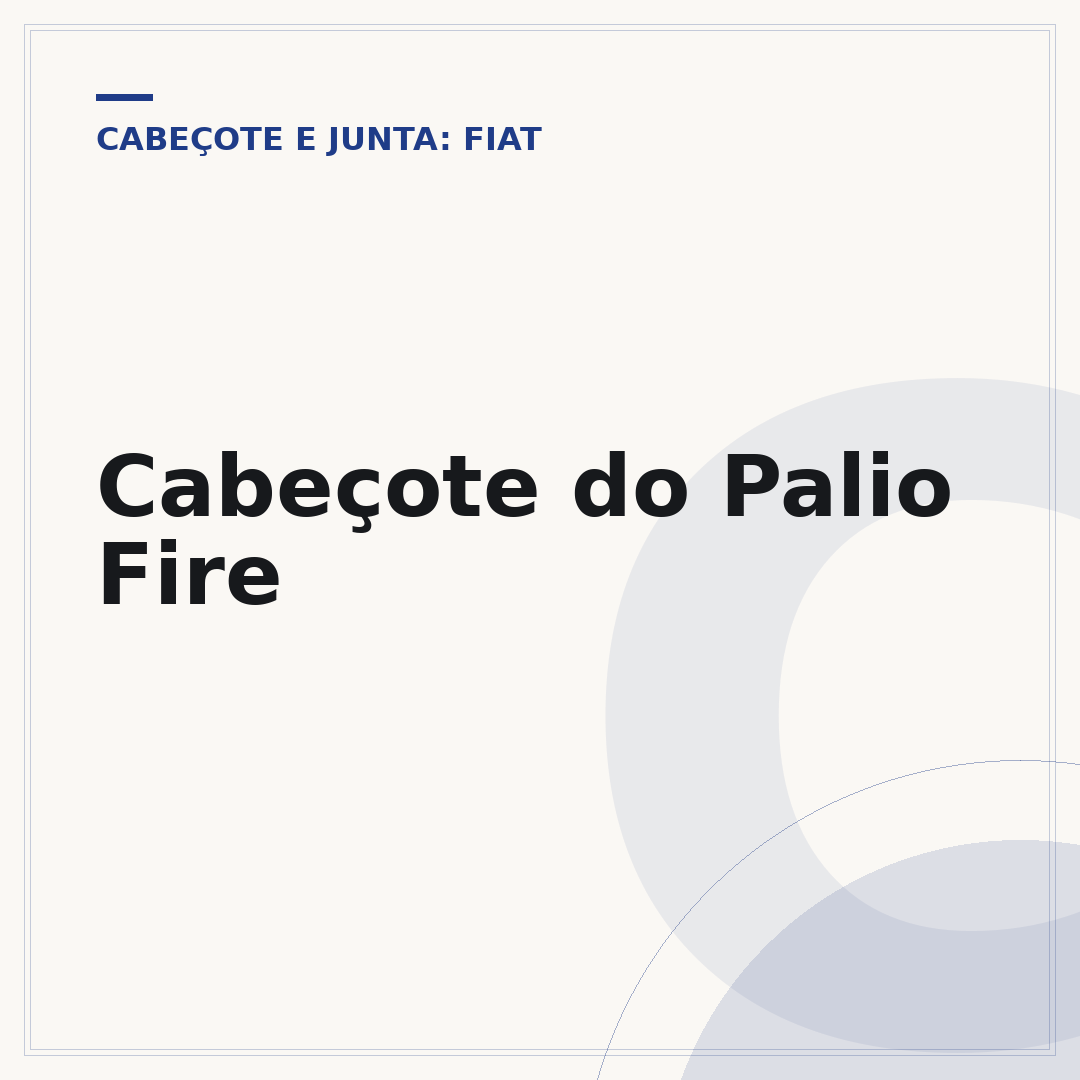 Cabeçote do Palio Fire