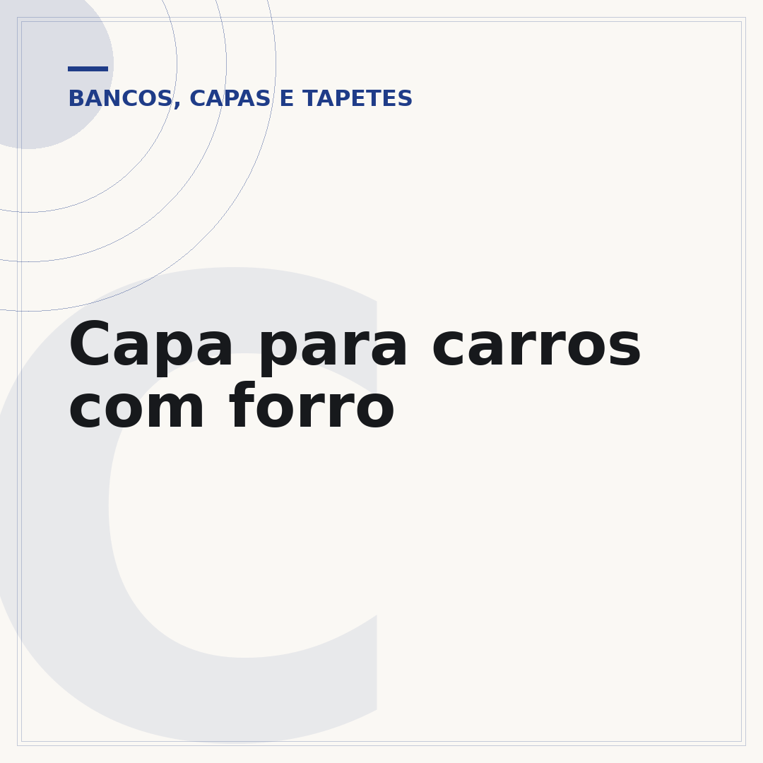 Capa para carros com forro