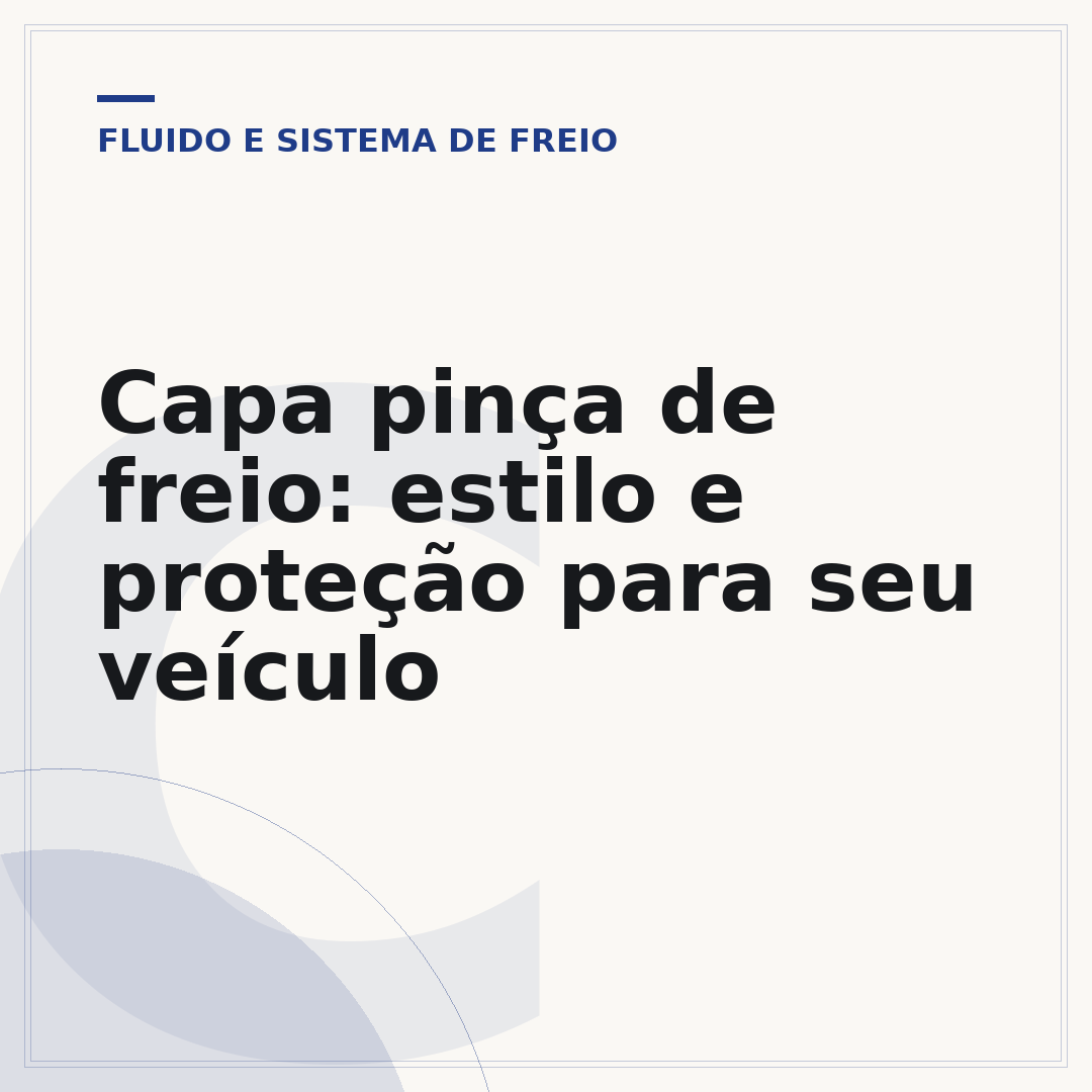 Capa pinça de freio: estilo e proteção para seu veículo