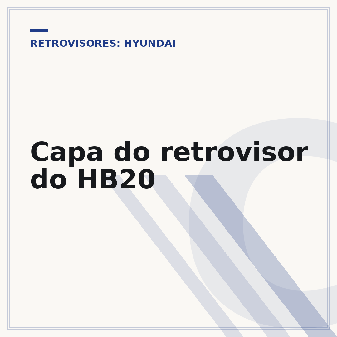 Capa do retrovisor do HB20