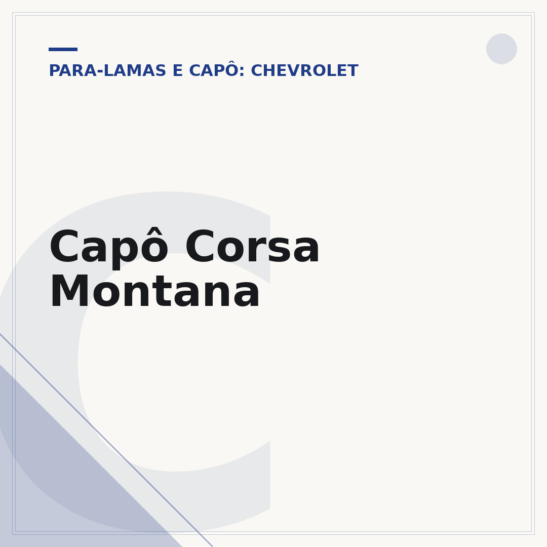 Capô Corsa Montana