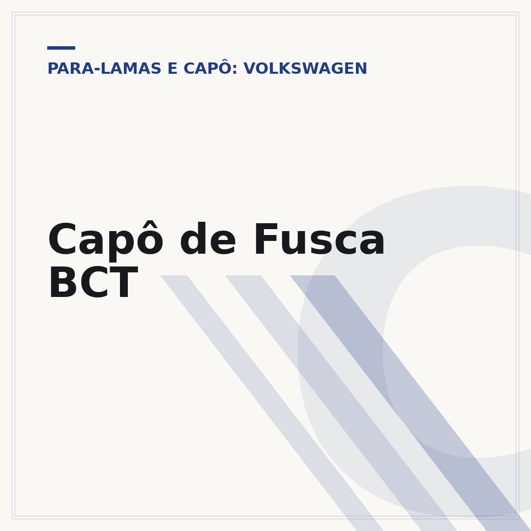 Capô de Fusca BCT