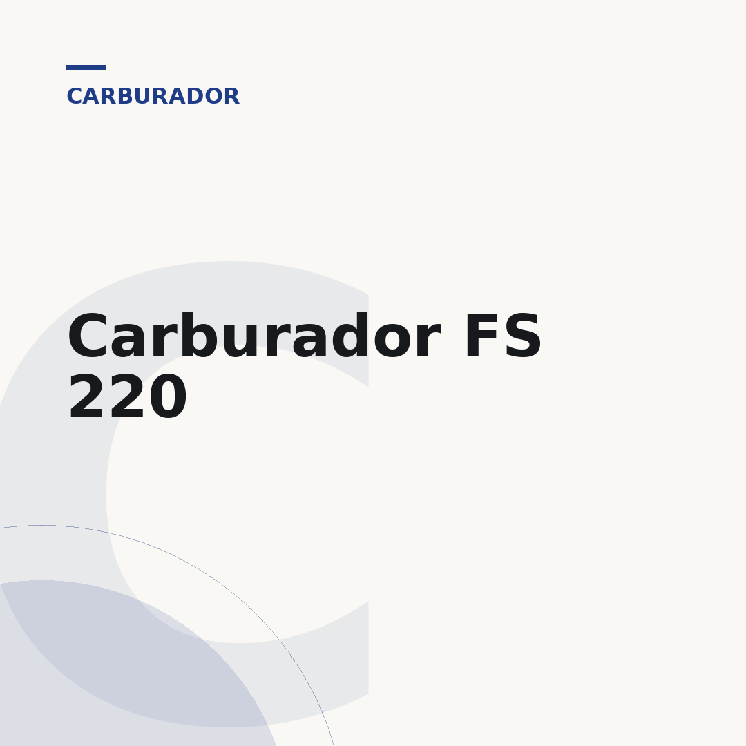 Carburador FS 220